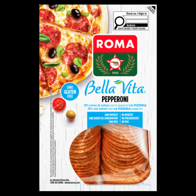 Bella Vita Pepperoni Sliced